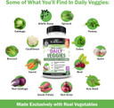 Daily Fruits And Vegetables Supplement For Adults - Super Fruits And Veggies Capsules For Enhanced Energy Gut Health Immune Support & Overall Wellness With 47 Whole Food Fruits And Veggies - 1 Month