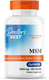 Doctors Best Msm, Supports Hair, Skin, Nails, & Joints, Non-Gmo, Gluten Free, Vegan 120 Tablets Doctors Best Msm, Supports Hair, Skin, Nails, & Joints, Non-Gmo, Gluten Free, Vegan 120 Tablets