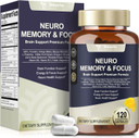 25 In 1 Brain Supplements For Memory And Focus & Neuro Health - Daily Brain Nootropic Cognitive Supplement With L-Tyrosine, Bacopa Monnieri, Ginkgo Biloba, Alpha Gpc - Non-Gmo, Gluten Free, Vegan