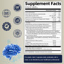 25 In 1 Brain Supplements For Memory And Focus & Neuro Health - Daily Brain Nootropic Cognitive Supplement With L-Tyrosine, Bacopa Monnieri, Ginkgo Biloba, Alpha Gpc - Non-Gmo, Gluten Free, Vegan