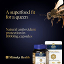 Manuka Health Royal Jelly Capsules, 1000Mg Net - 180 Count (3-Month Supply) - Traditional Anti Aging Supplement From New Zealand