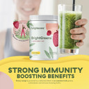 Brightgreens + Antioxidant Reds, Super Greens Powder From Fruits & Vegetables, Greens And Superfoods Blend For Immune & Digestive Support, Mixed Berry Flavor, 30 Servings Nutrition