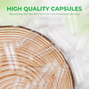 Empty Capsules Size 2 - Vegan Capsules Empty - Pill Capsules Empty (5000 Count) With 2 Micro Lab Spoons For Capsule Filling Kit - Veggie Capsules Empty For Diy Your Own Supplements