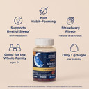 Mommy'S Bliss Kids Sleep Melatonin Gummies, Free Of Artificial Colors, Flavors, Or Gelatin, Strawberry Flavor, Age 3+ (60 Gummies)