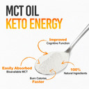 Intentionally Bare Mct Oil Powder French Vanilla Mct Coffee Creamer - C8 Mct Oil Powder For Energy & Metabolism - No Grit Keto Energy Blend Excellent In Baking, Shakes & Creamer For Coffee - 40 Ser