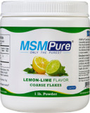Kala Health Msmpure Lemon Lime Flavored Coarse Msm Powder Flakes  Us-Made Msm For Joint Health, Skin Appearance, And Hair & Nail Support  1 Lb, Organic Sulfur