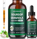 Graviola Soursop Leaf Extract Liquid - Soursop Bitters Liquid, Immune Boost, Relax, Liver And Sleep, Vegan, Sugar & Gluten Free, 98% Absorption Rate, Natural Flavor, 2 Month Supply 60Ml