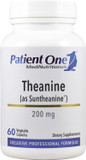 Patient One Theanine 200 Mg | Supplement To Support Healthy Stress Response, Relaxation And Focus* | With Clinically Studied Suntheanine | 60 Capsules