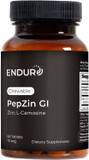 Endur Pepzingi Zinc-Carnosine Chewables, Helps Support Your Digestive System For Comfortable Digesting, Gluten Free, 60 Tablets