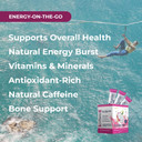 Youngevity Projoba Pollen Burst Dragon Fruit - Clean Natural Energy Supplement W/Green Tea, Pollen Extract, Glisodin® - Increase Focus, Brain Boost, Endurance, Mental Clarity (30 Sticks)