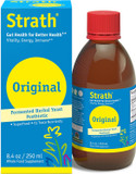 Strath Nutritional Yeast Liquid Syrup 8.4 Oz - Vegetarian, Lactose Free, Artificial Additive Free - Digestive Support, Nutrient Absorption - Unflavored Daily Supplement - Prebiotic And Postbiotic