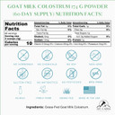 Mt. Capra Goat Milk Colostrum | For Healthy Immune System, Gut, And Athletic Performance | Grass-Fed, High In Immunoglobulins | 60 Servings - 174 Grams