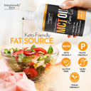 Intentionally Bare Pure C8 Mct Oil Organic - Brain Octane C8 Mct Oil For Keto Paleo & Vegan Diet - Unflavored Mct Oil C8 For Bulletproof Coffee Shakes & Salads - 100% Pure Mct Oil 32 Oz