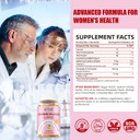 Premium Feminine Balance Gummies For Women: Ph Balance & Vaginal Health Support With Probiotic Pineapple Gummies Sugar Free Vegan Non-Gmo 60 Counts