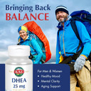 Kal Dhea Vegetarian Tablets, 25 Mg, 60 Count