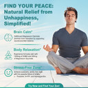 Gaba Supplement - 1000 Mg Liposomal Form For Optimal Absorption,Gaba With L-Theanine, Magnesium Glycinate, 5Htp, Vitamin D3 For Brain Calm, Mood, Zzz Better - Melatonin-Free 120 Softgels
