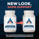 Ayush Herbs Carditone - Natural Heart Health Supplement For Women & Men, Bp Formula, Holistic Heart Support With Rauwolfia, Arjuna, Calcium, And Magnesium - 60 Vegetarian Caplets (1 Count)