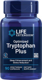 Life Extension Optimized Tryptophan Plus 1000Mg - L-Tryptophan Supplement With Niacin And L-Lysine For Healthy Sleep & Stress Response  Gluten-Free, Non-Gmo, Vegetarian - 90 Capsules