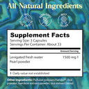 Dragon Herbs Pearl Powder Capsules - Pure Pearl Powder Supplement To Support Skin, Eyes, Nails, Beauty | All Natural Ingredients, Non-Gmo (100 Capsules, 500 Mg Per Capsule)