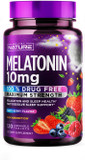 Built By Nature Melatonin 10Mg Chewables  Max Strength Melatonin - Fast Dissolve Chews For Adults  Drug-Free Sleep Aid Supplement - Vegan, Non-Gmo, Gluten-Free  Berry Flavor - 120 Chewable Tablets