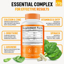 Height Growth Maximizer - Made In Usa - Natural Height Increase Booster & Teen Vitamins - Pills To Grow Taller At Any Age - Bone Growth Supplement For Adults & Kids - 120 Capsules