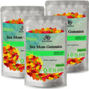 Sea Moss Gummies - Irish Sea Moss Raw Organic, Bladderwrack, Burdock Root. Contains Sea Moss Gel And Powder. Superfoods For Vegan, Keto And Dr Sebi Diet. Immune Boosting (3, Original) Sea Moss Gummies - Irish Sea Moss Raw Organic, Bladderwrack, Burdock Root. Contains Sea Moss Gel And Powder. Superfoods For Vegan, Keto And Dr Sebi Diet. Immune Boosting (3, Original)
