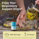 Herbamama Lobelia Tincture - Vegan Lobelia Leaf Extract For Lung Detox & Cleanse - Respiratory Lung Support Drops - Non-Gmo, Alcohol & Sugar-Free Respiratory Support Supplement