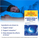 Country Life - Triple-Action Stress Shield Nighttime - 60 Vegetarian Capsules