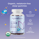 Hyland'S Kids Melatonin Free Organic Sleep Aid Gummies With Calm & Immune Support - With Vitamin C, Zinc, Elderberry, Lemon Balm & Chamomile, Helps With Sleeplessness & Restlessness, 60 Vegan Gummies