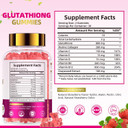 Glutathione Supplemnet Gummies For Women: Glutathione 800Mg Support Skin Glow Anti Aging Antioxidant Sugar Free Non-Gmo Natural Strawberry Flavor 60 Gummies