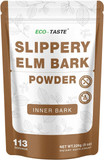 Eco-Taste Slippery Elm Powder For Gut-Health, Pure Inner Slippery Bark Powder 2000Mg Per Serving, Vegetarian - 226 Grams Eco-Taste Slippery Elm Powder For Gut-Health, Pure Inner Slippery Bark Powder 2000Mg Per Serving, Vegetarian - 226 Grams
