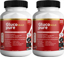 Gluco Max Pure Ultra Dietary Supplement, 60 Capsules, Maximum Strength, Supports Healthy Blood Sugar Levels, Optimizes Overall Health (2) Gluco Max Pure Ultra Dietary Supplement, 60 Capsules, Maximum Strength, Supports Healthy Blood Sugar Levels, Optimizes Overall Health (2)