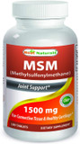 Best Naturals Msm 1500 Mg 180 Tablets