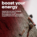 Blood Booster Iron Supplements For Women And Men | Vit C, Beet Root, Folate | Supports Energy & Red Blood Cell Production | No Side Effects | 30 Vegan Capsules