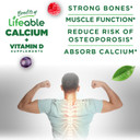 Lifeable Calcium With Vitamin D3 Gummies | Calcium 500 Mg D3 1000 Iu | Great Tasting Bone Strength Supplements | For Bone Health | Calcium Gummies For Women, Men | 60 Gummies Lifeable Calcium With Vitamin D3 Gummies | Calcium 500 Mg D3 1000 Iu | Great Tasting Bone Strength Supplements | For Bone Health | Calcium Gummies For Women, Men | 60 Gummies