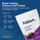 Bariatric Fusion Bariatric Calcium Supplement Chews | Calcium Citrate With Vitamin D3 Bariatric Vitamin | Sugar Free Chewable |500Mg |Cranberry Grape | 60 Count
