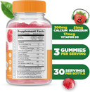 Lifeable Kids Calcium Magnesium And Vitamin D Gummies | Great Tasting Kids Calcium Gummies | For Tooth And Bone Health | Bone Strength Supplements For Kids | 90 Gummies