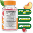 Lifeable Kids Calcium Magnesium Zinc Gummies | Calcium With Vitamin D3 | Great Tasting Calcium Supplements For Kids | Calcium Gummies For Bone Health | 90 Gummies