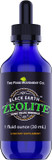 Black Earth Zeolite With Humic Fulvic Acids Trace Minerals For Adults And Kids For Detox, Gut Health And Immune Support - Value Size 4 Fl Oz Liquid Drops Supplement