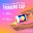 Oceanblue Essentials Brain Fuel  60Ct  Burpless Fish Oil  High Potency Omega 3 Dha Supplement For Brain And Eye Support 1000 Mg  Tasty Orange Flavor  1 Month Supply