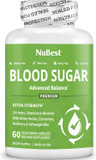 Blood Sugar - Advanced Formula With Bitter Melon, Ashwagandha, Cinnamon, Chromium, Magnesium, Vitamins, Alpha Lipoic Acid, Cayenne Pepper & More | 60 Vegan Capsules | 1 Month Supply