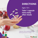 Nubest Tall 10+ Premium Bone Strength Formula, Enhanced Immunity And Overall Health For Age 10+ With Calcium, Vitamin D3, Vitamin K2, And Multivitamins | 60 Capsules | 1 Month Supply