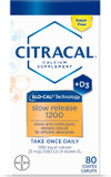 Citracal Slow Release 1200, 1200 Mg Calcium Citrate With Vitamin D (1000 Iu), Vitamin D3, Bone Health Support, Calcium Supplement For Ages 12+, 80 Count Citracal Slow Release 1200, 1200 Mg Calcium Citrate With Vitamin D (1000 Iu), Vitamin D3, Bone Health Support, Calcium Supplement For Ages 12+, 80 Count