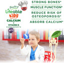 Lifeable Kids Calcium Gummies With Vitamin D3 | 500 Mg Calcium With Vitamin D3 1000 Iu | Great Tasting Calcium Supplement For Kids | For Bone Health And Teeth Growth | 60 Gummies