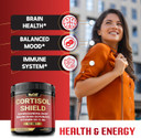 12In1 Cortisol Shield - Ashwagandha And Magnesium & 10 More - 90 Capsules