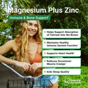 Essential Elements Magnesium & Zinc With Vitamin D3 For Sleep Immune & Bone Support - Magnesium Glycinate, Malate, Citrate 225Mg - Triple Magnesium Supplement For Women And Men - 6 Month Supply