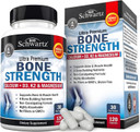 High Absorption Bone Strength Supplement - Gentle Non-Constipating Bone Health Supplement For Women & Men With 9-In-1 Complex With Calcium Magnesium Zinc D3 K2 & More - 3Rd Party Tested - 1 Month