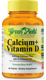Greenfield Nutritions Halal Calcium Tablets With Vitamin D3 - Halal Calcium 600Mg With Vitamin D3 400Iu - 90 Halal Vitamins Calcium Tablets For Women And Men, Supports Bone Teeth And Immune Health