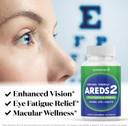 Areds 2 Eye Vitamin & Mineral Supplement, Contains Lutein, Vitamin C, Zeaxanthin, Zinc & Vitamin E With Added Copper - 180 Count