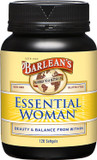 Barlean'S Essential Woman Supplement Capsules, Women'S Flaxseed And Evening Primrose Oil For Hormone Balance, Omega 3 6 9 And Gla Acid, 120 Count